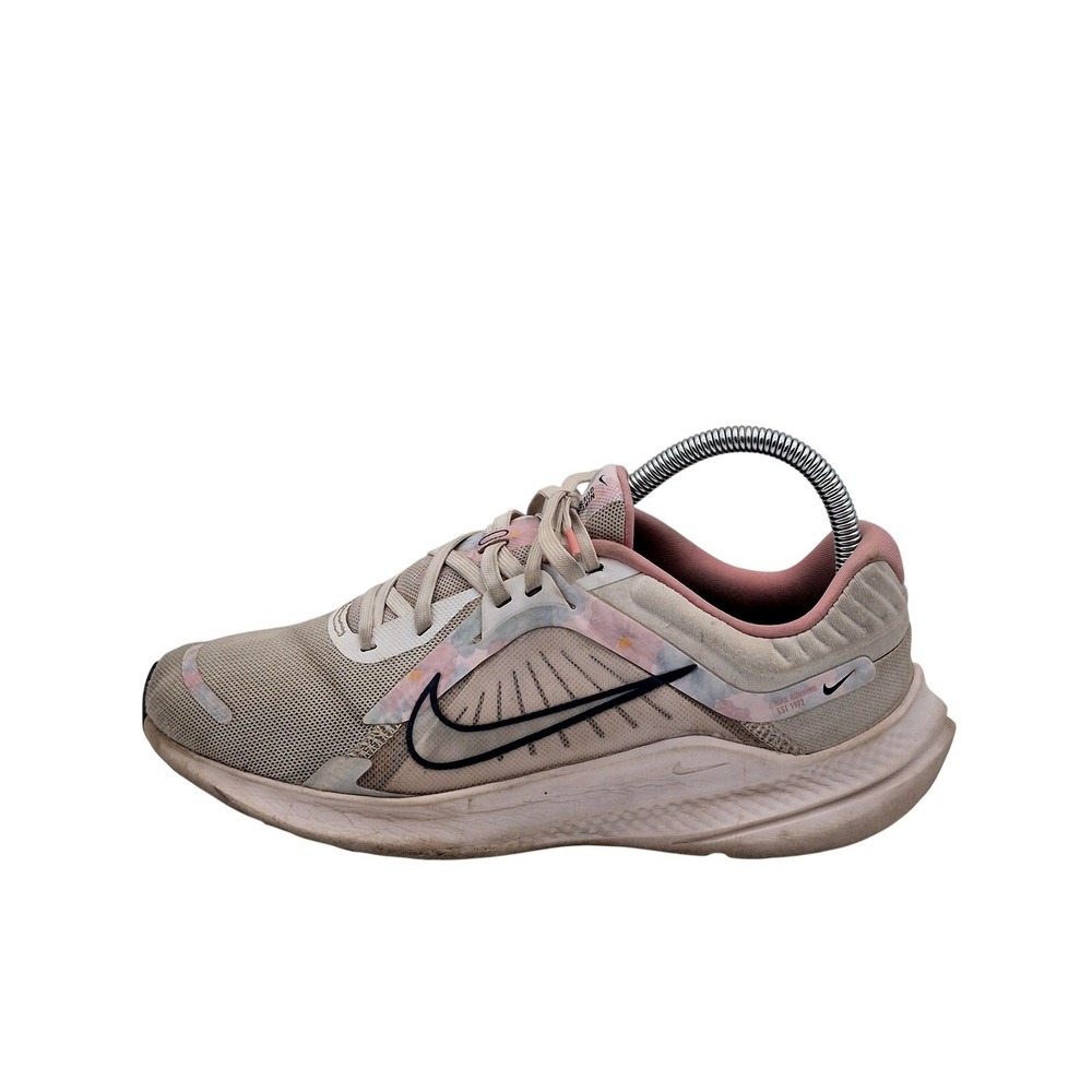 Nike‎ Quest 5 Shoes Womens Size 8.5 Beige Mesh Running Sneakers FB6944-100